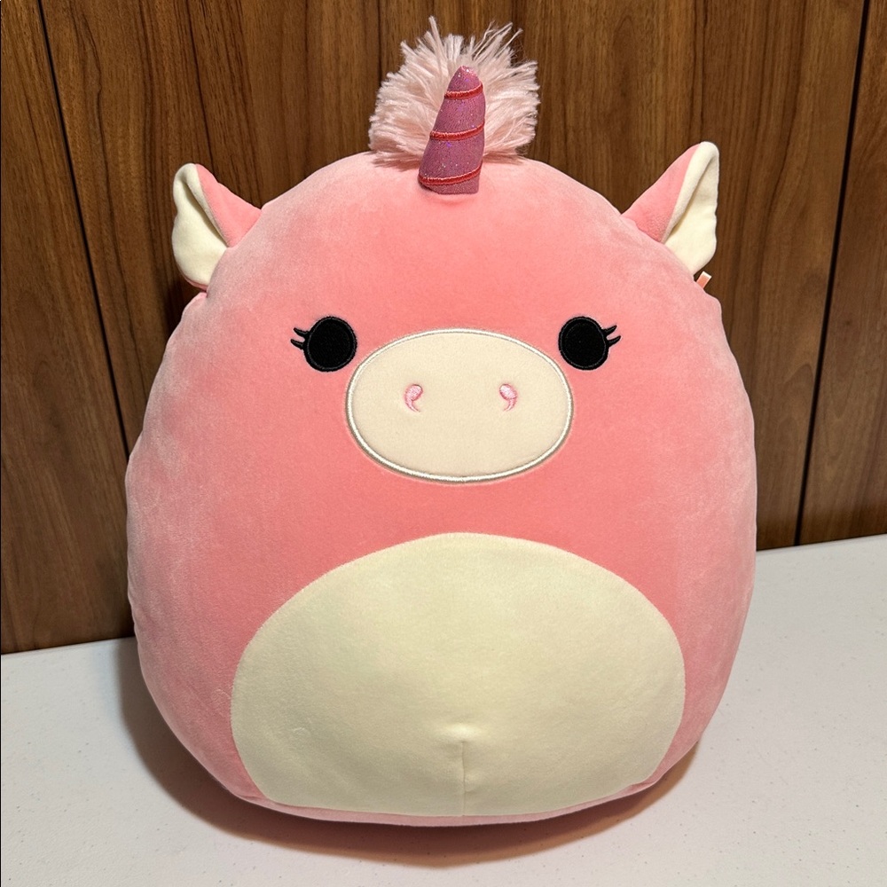 Squishmallows Pink Unicorn Plush 14”